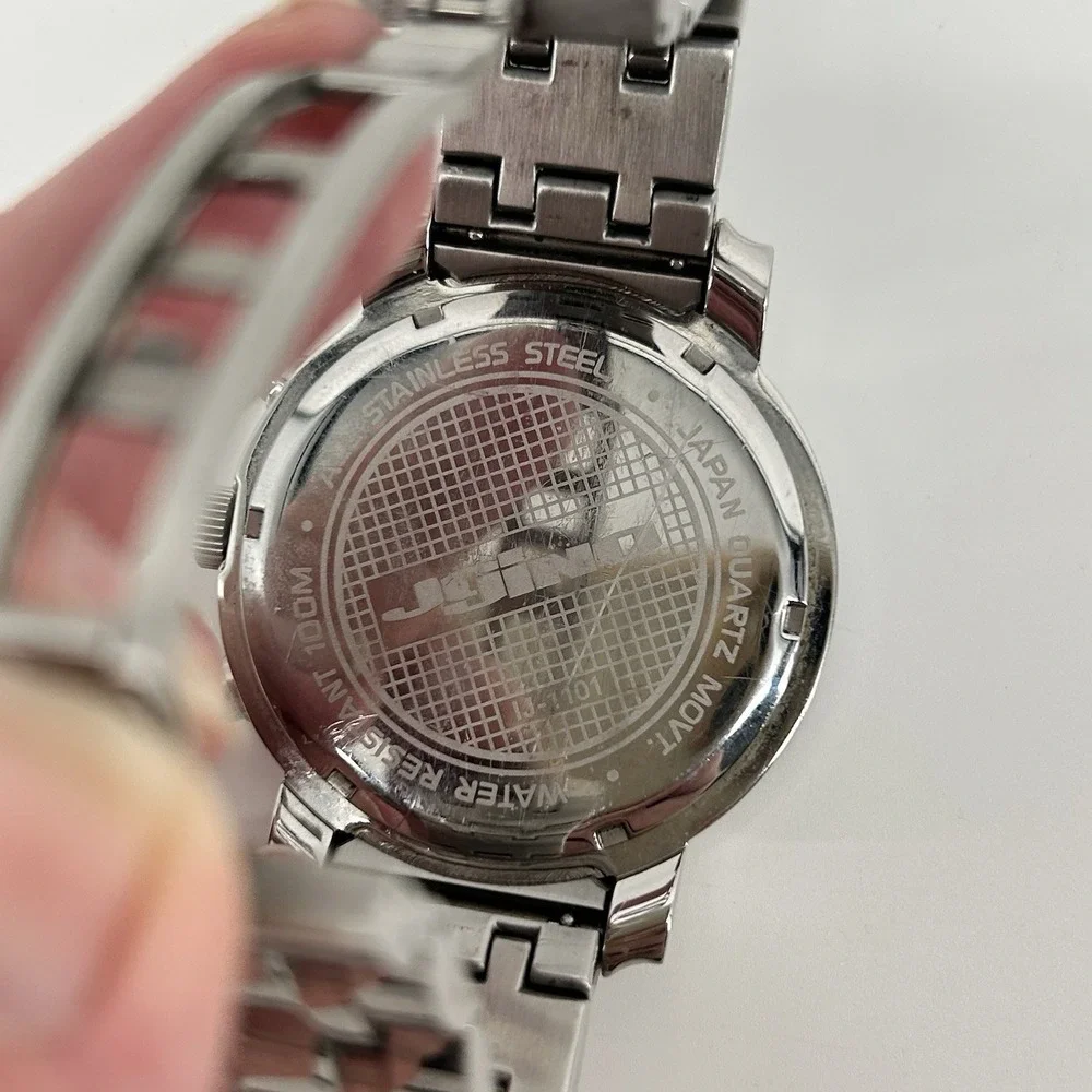 Jojino MJ-1101 50mm Mens Diamond Chronograph Watch 0.25ct Iced Out